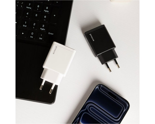 МЗП Proove Slender 45W (Type-C + USB) white 2003000311167 6901111482164