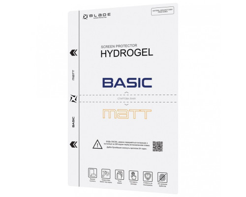 Захисна гідрогелева плівка BLADE Hydrogel Screen Protection BASIC (matt) 2001000244775 2001000362820