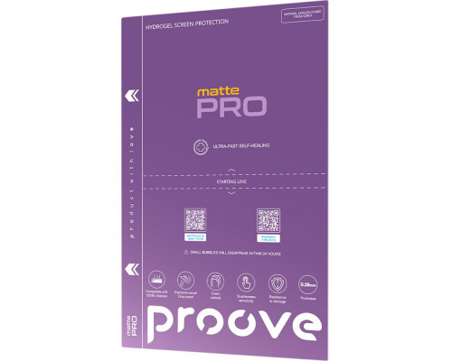 Захисна гідрогелева плівка Proove Hydrogel Screen Protection PRO Matte 2003000160918 6901113428214