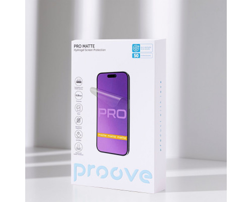 Захисна гідрогелева плівка Proove Hydrogel Screen Protection PRO Matte 2003000160918 6901113428214