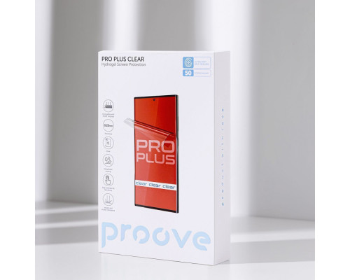 Захисна гідрогелева плівка Proove Hydrogel Screen Protection PRO PLUS Clear