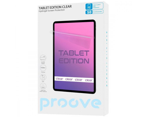 Захисна гідрогелева плівка Proove Hydrogel Screen Protection TABLET EDITION Clear