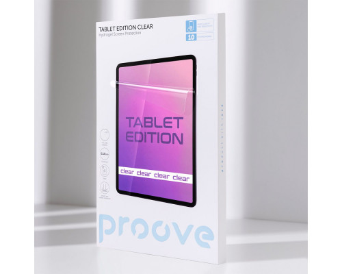 Захисна гідрогелева плівка Proove Hydrogel Screen Protection TABLET EDITION Clear