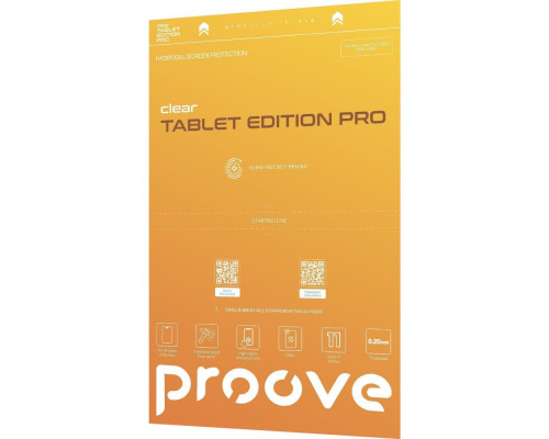 Захисна гідрогелева плівка Proove Hydrogel Screen Protection TABLET EDITION PRO Clear 2003000249064