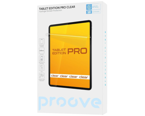 Захисна гідрогелева плівка Proove Hydrogel Screen Protection TABLET EDITION PRO Clear 2003000249064
