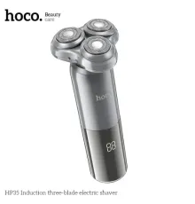 Електробритва HOCO HP35 Індукційна трилезова Metal Gray mag-6942007631624146732