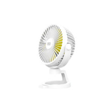 Вентилятор XO MF78 4-inch desktop/bracket adjustable angle fan 1200mAh White mag-6920680844494140355