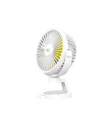 Вентилятор XO MF78 4-inch desktop/bracket adjustable angle fan 1200mAh White mag-6920680844494140355