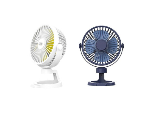 Вентилятор XO MF78 4-inch desktop/bracket adjustable angle fan 1200mAh White mag-6920680844494140355