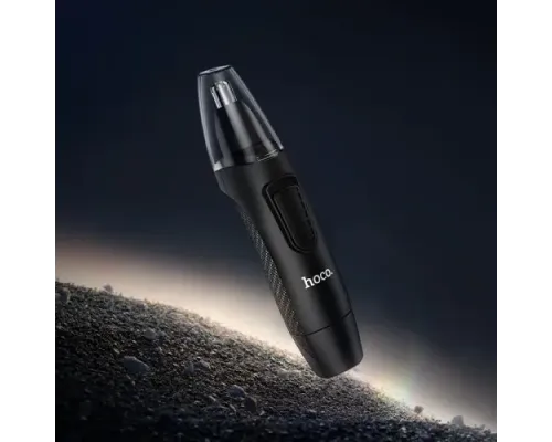 Тример для носа HOCO HP38 Dry battery nose hair trimmer black mag-6942007662949146756