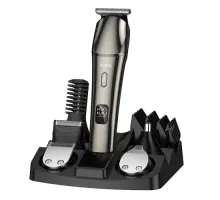 Електрична машинка для стрижки волосся HOCO HP26 Multi-function electric clipper metal gray mag-6942007672771153719