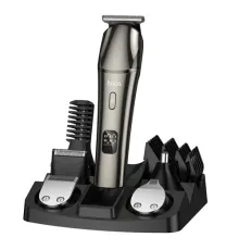 Електрична машинка для стрижки волосся HOCO HP26 Multi-function electric clipper metal gray mag-6942007672771153719