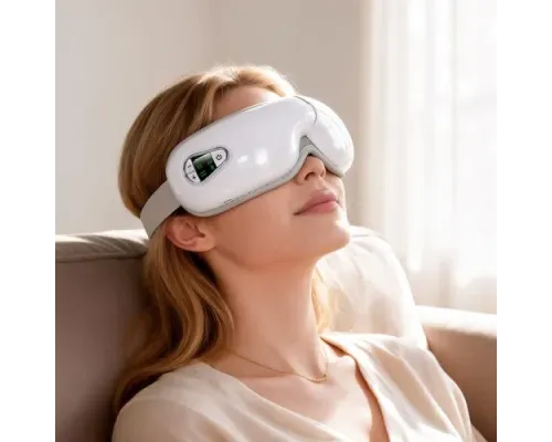 Масажер для очей HOCO HP54 Airbag eye massager white mag-6942007674669153876