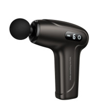 Масажер HOCO HP51 Electric mini silent fascia gun Black mag-6942007653954143226