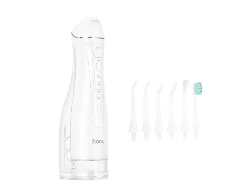 Іригатор для чищення порожнини рота HOCO HP63 Electric oral flushing device white mag-6942007662956146258