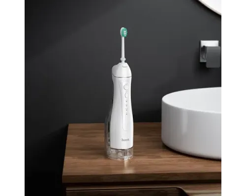 Іригатор для чищення порожнини рота HOCO HP63 Electric oral flushing device white mag-6942007662956146258