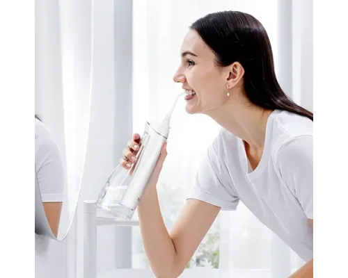 Іригатор для чищення порожнини рота HOCO HP63 Electric oral flushing device white mag-6942007662956146258