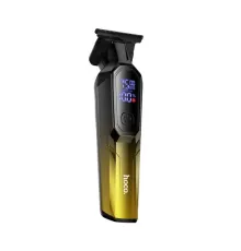 Електрична машинка для стрижки волосся HOCO HP27 Engraving electric hair clipper Gold mag-6942007674638153733