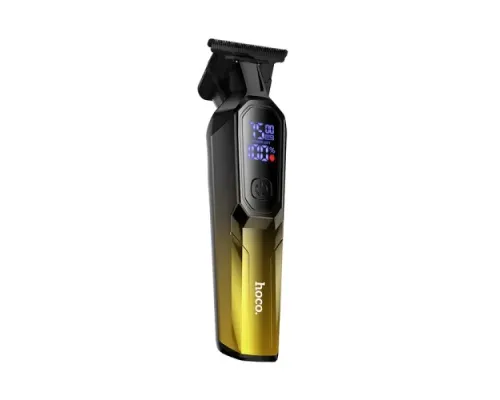 Електрична машинка для стрижки волосся HOCO HP27 Engraving electric hair clipper Gold mag-6942007674638153733