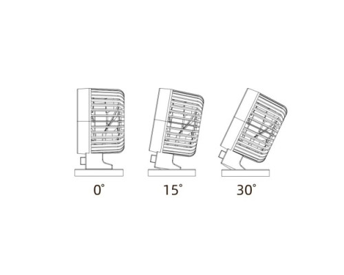 Вентилятор XO MF82 Desktop USB Dual Blade Fan Beige mag-6920680857920140396