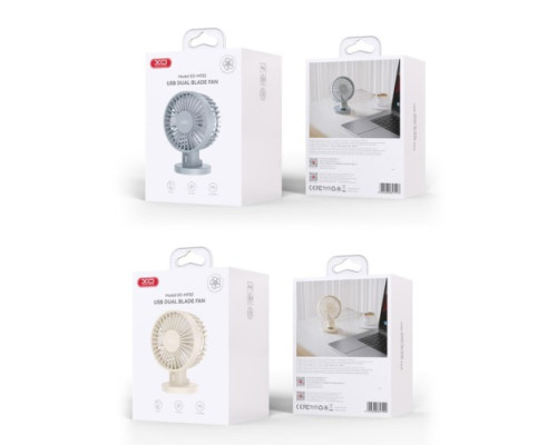 Вентилятор XO MF82 Desktop USB Dual Blade Fan Beige mag-6920680857920140396