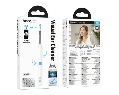 Інструмент для чищення HOCO HP65 Ears cleaning tool with camera Білий mag-6942007672733153792