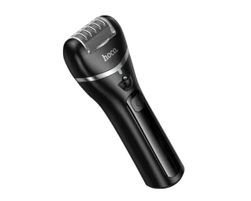 Електрична роликова пилка HOCO HP90 electric foot dermabrasion device Black mag-6942007674683153735