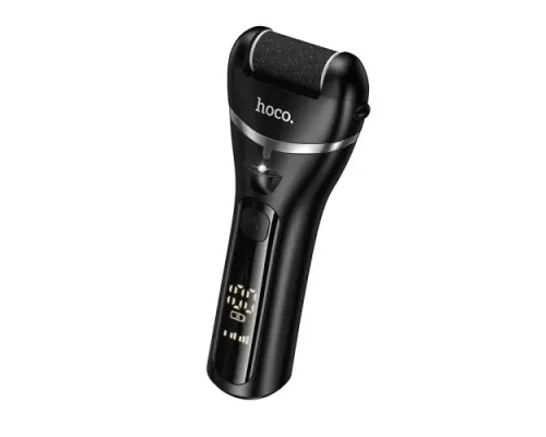 Електрична роликова пилка HOCO HP90 electric foot dermabrasion device Black mag-6942007674683153735