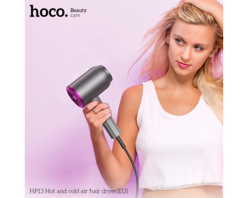 Фен для волосся HOCO HP13 Hot and cold air hair dryer Rose Red mag-6942007632805134924
