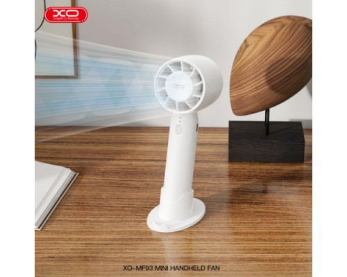 Вентилятор XO MF93 Mini Desktop/Handheld Fan 400mAh White mag-6920680860784140422