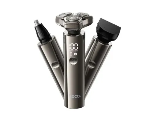 Багатофункціональний набір для догляду та гоління HOCO HP36 3-in-1 multifunctional Black mag-6942007653930144433