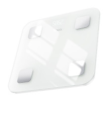 Розумні підлогові електронні ваги НОСО HI21 Smart body fat scale Білі mag-6942007624121143487