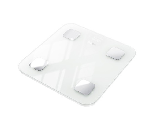 Розумні підлогові електронні ваги НОСО HI21 Smart body fat scale Білі mag-6942007624121143487