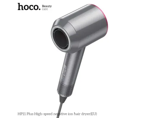 Фен для волосся HOCO HP11 Plus High-speed negative ion hair dryer Purple mag-6942007631570146161