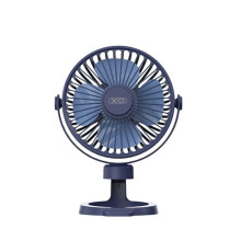 Вентилятор XO MF78 4-inch desktop/bracket adjustable angle fan 1200mAh Blue mag-6920680844487141106