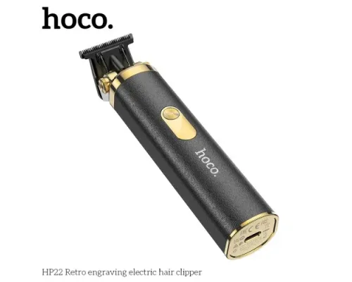 Тример HOCO HP22 Retro з гравіюванням Black mag-6942007623766145274