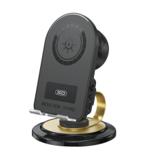 Настiльний Тримач XO F69+Bluetooth Speaker+Wireless 15W Колір Чорний 6975837584099 ma37749_3664701