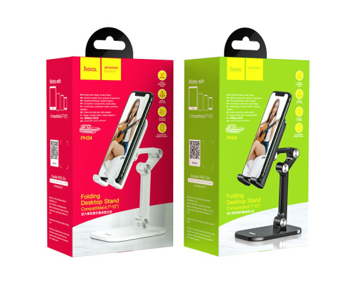 Настільний Тримач Hoco PH34 Excelente double folding Колір Чорний 6931474734129 ma31174_2905928