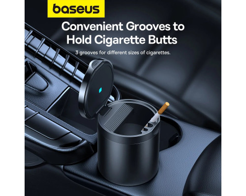 Попільничка Baseus Premium 2 Series Car Ashtray Cluster Black (C20464700111-00)