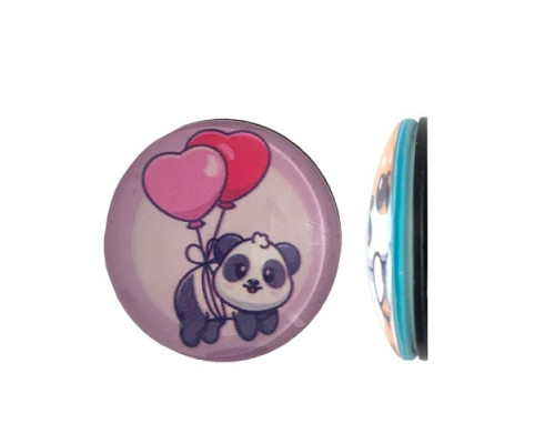 Тримач Поп Сокет NEW GLASS (Скло) BABY PANDA №23 mag-2000001393512101960