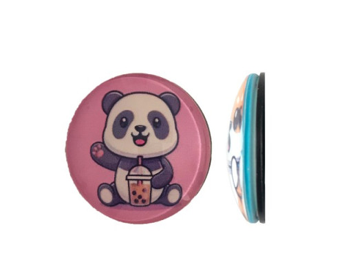 Тримач Поп Сокет NEW GLASS (Скло) BABY PANDA №24 mag-2000001393529101961
