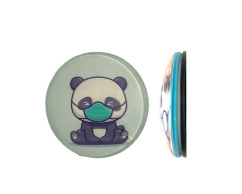 Тримач Поп Сокет NEW GLASS (Скло) BABY PANDA №14 mag-2000001393420101951