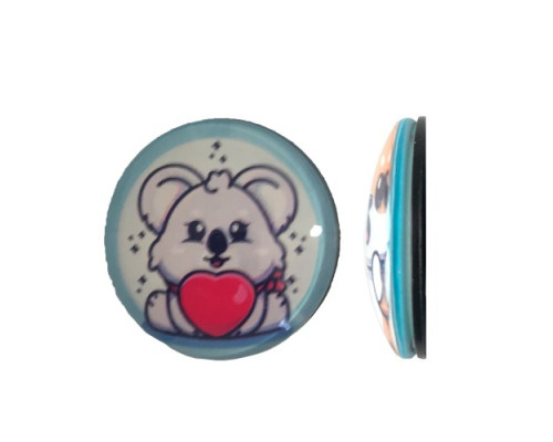 Тримач Поп Сокет NEW GLASS (Скло) BABY KOALA №8 mag-2000001393758101984