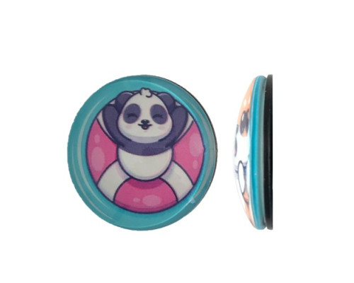 Тримач Поп Сокет NEW GLASS (Скло) BABY PANDA №1 mag-2000001393291101939