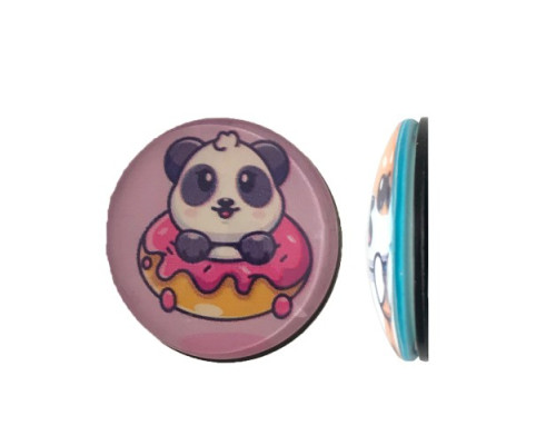 Тримач Поп Сокет NEW GLASS (Скло) BABY PANDA №16 mag-2000001393444101953