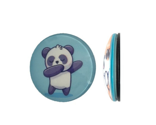 Тримач Поп Сокет NEW GLASS (Скло) BABY PANDA №26 mag-2000001393543101963