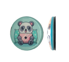 Тримач Поп Сокет NEW GLASS (Скло) BABY PANDA №38 mag-2000001393666101975