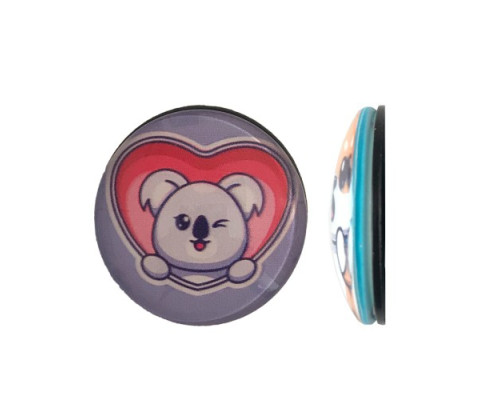 Тримач Поп Сокет NEW GLASS (Скло) BABY KOALA №9 mag-2000001393765101985