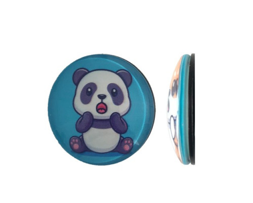 Тримач Поп Сокет NEW GLASS (Скло) BABY PANDA №17 mag-2000001393451101954
