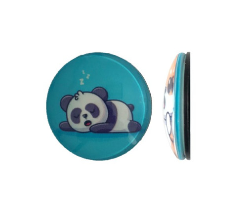 Тримач Поп Сокет NEW GLASS (Скло) BABY PANDA №27 mag-2000001393550101964